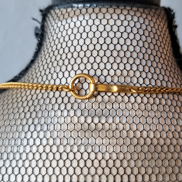 Vintage Genuine Natural Baltic Amber Necklase Gold and Brown Jewelry Set - Picture 2 of 3